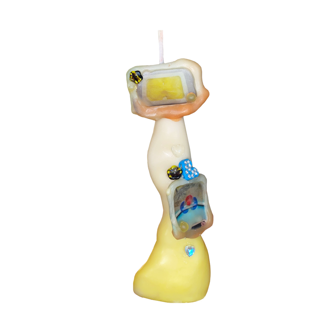 Yellow Tower Candle